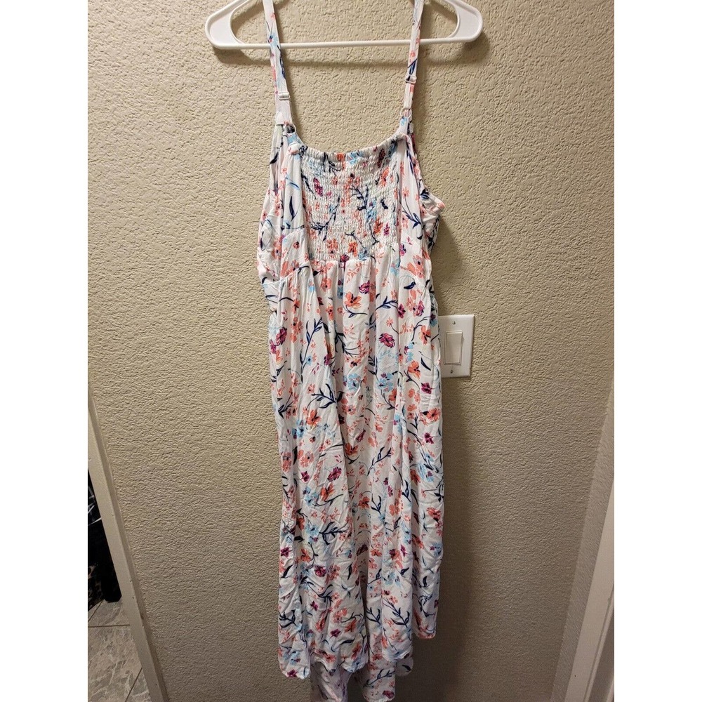 Torrid Asymmetrical Maxi Dress Floral Print Size 2 (2X) - Picture 4 of 4